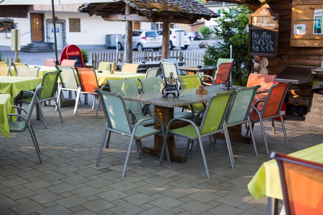 Hotel Restaurant Simplon Frutigen Exterior foto
