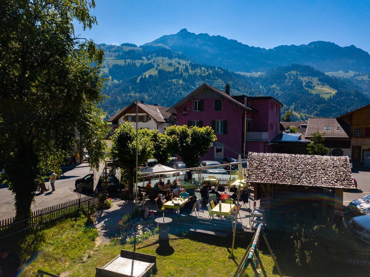 Hotel Restaurant Simplon Frutigen Exterior foto